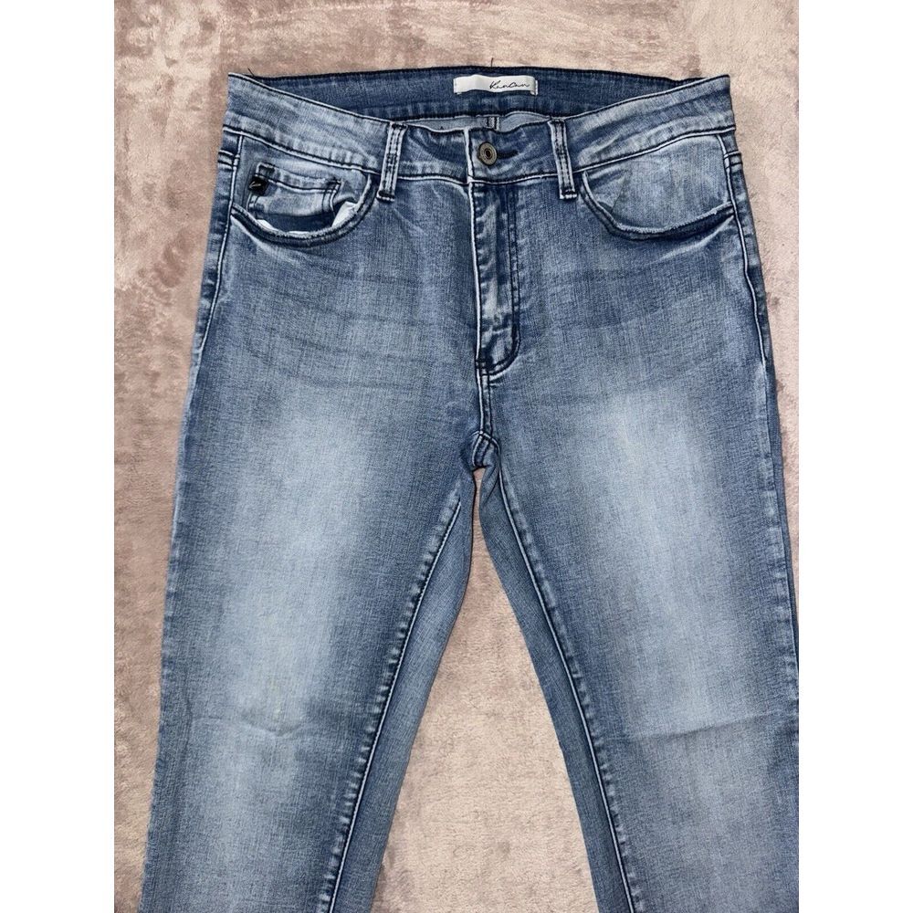 KANCAN Women's Blue Mid rise Skinny Light Wash Size 29 - Picture 2 of 9